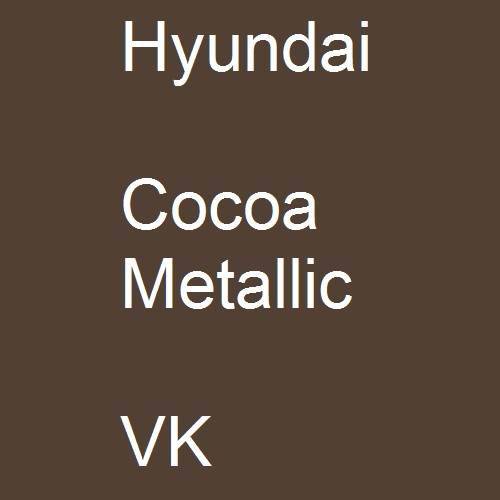 Hyundai, Cocoa Metallic, VK.